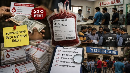 This kind of 'playing' with blood is happening even in government hospitals; various clubs, organizations are under fire