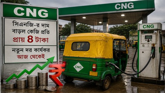 A burden on the pockets of the common man: CNG price increased by about 4 taka per kg, new rate effective from today