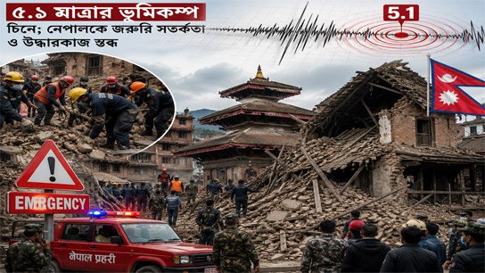 5.1 magnitude earthquake hits Nepal; emergency alert, rescue operations suspended