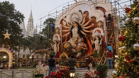 History is being made at Allen Park on Christmas Day; Durga Puja is going to be held for the first time