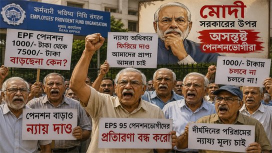 Fund shortage! Why isn't EPF pension increasing from Rs 1000/- to Rs 7500/-? Dissatisfied pensioners