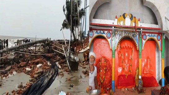 Deep depression and full Katal cause severe landslides in Ganges! What will happen to Kapil Muni's ashram?