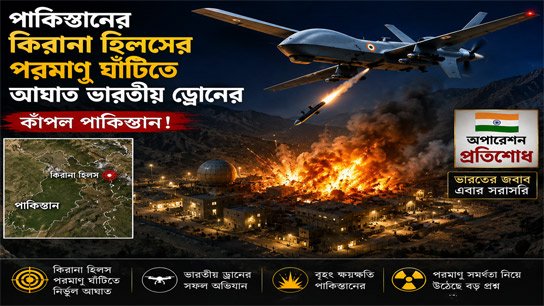Indian drone strikes Pakistan's Kirana Hills nuclear facility