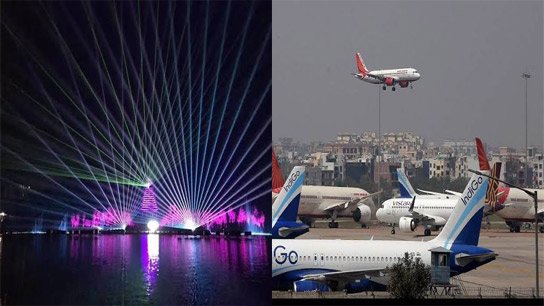 The plane circled in the middle of the sky! Sudden incident at Kolkata airport