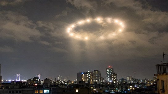 Strange lights in the sky of Kolkata! UFO or something else?