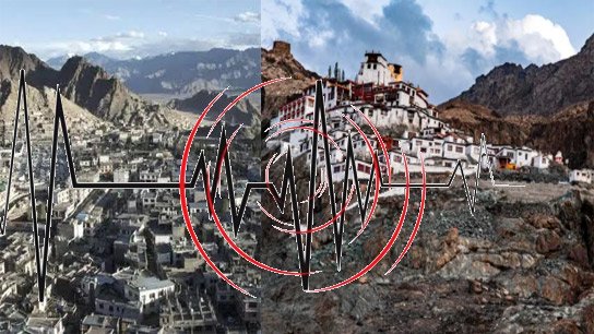 5.5 magnitude moderate earthquake in Leh, Ladakh
