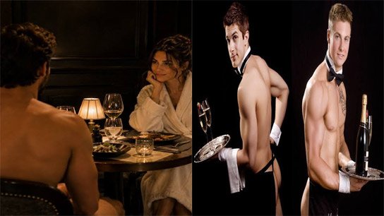 Dinner on the naked body; A novel experience of 'naked dining' at the restaurant