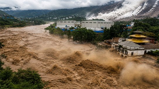 'Waterbomb' in Nepal without any rain: Huge avalanche and human activity behind it, clear satellite images