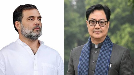 Rijiju at Rahul's door to cut the mess in Parliament; If the conditions are not met, the deadlock will not end, says the stubborn opposition leader