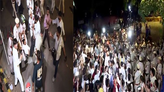 'Removal of Reservation' protest at Delhi's Jantar Mantar: Huge gathering and strict police action on Instagram call