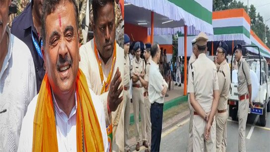 Administrative preparations and tight security around the Chief Minister's possible visit to the Sundarbans