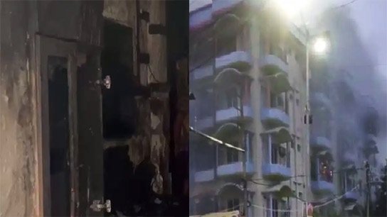 Terrible fire breaks out at Tarapith hotel in the early hours of the morning; at least 5 people tragically die, several critically injured