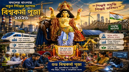 Vishwakarma Puja 2026 in the hope of new art in a changing Bengal