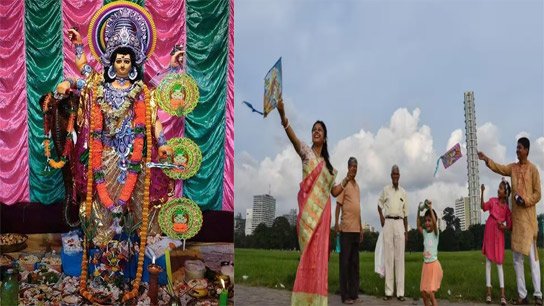 New addition to the tourism calendar, kite-balloon festival at Kolkata's Maidan on Vishwakarma Puja