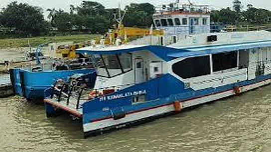 Water Metro service may start from August 5; MV Kankalta Barua arrives at Haldia Jetty