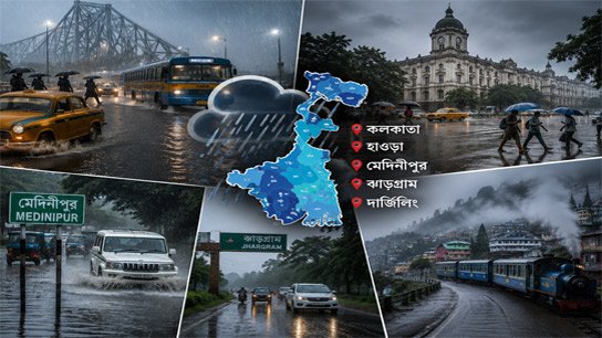Heavy rain warning issued again for South Bengal including Kolkata