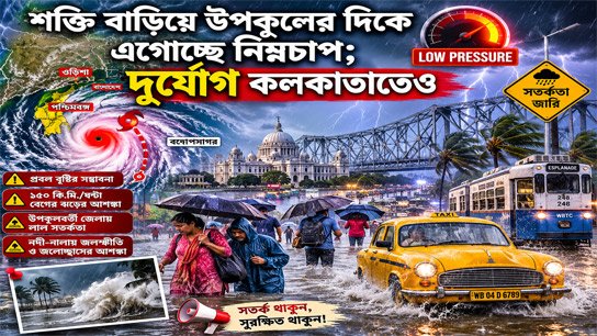Low pressure is moving towards the coast with increasing strength; disaster also in Kolkata