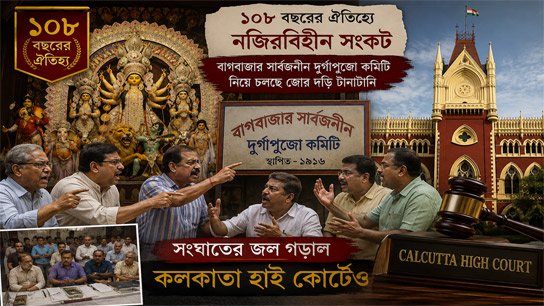 Unprecedented crisis in 108-year tradition; Tensions are high over Bagbazar Universal Durga Puja Committee