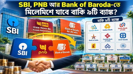 SBI Group is being formed! Will the remaining 9 banks merge with SBI, PNB and Bank of Baroda? The Centre has clarified