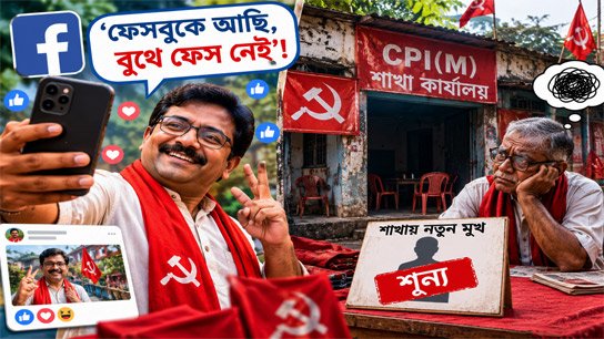 'I'm on Facebook, no face in the booth'! Self-promotion-'Anti-communist behavior, new faces 'zero' in the branch