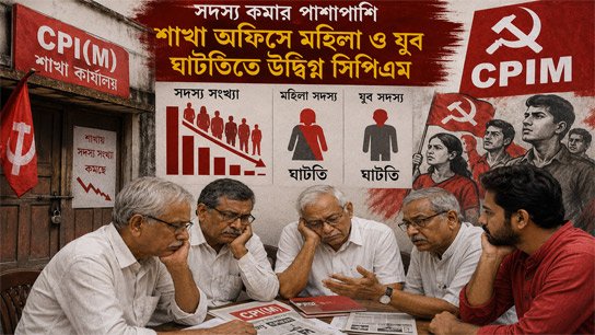 CPM concerned over shortage of women and youth in branch offices, besides declining membership