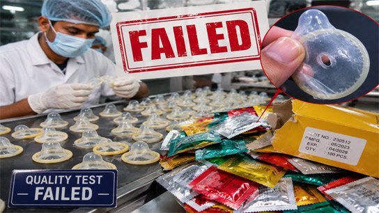Condom leaks! At least 3 lakh fail quality test; warning issued