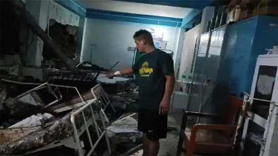 Heavy rains cause landslide at Darjeeling's Takdah Hospital, burying patient's relatives
