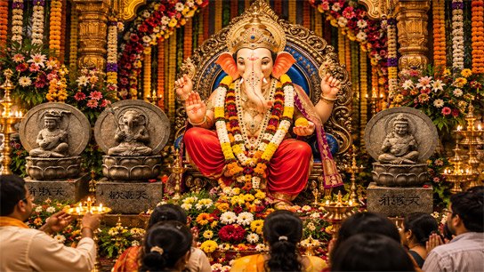 The unique transformation of Indian Ganesha in the Far East; Japan's mysterious 'Kangiten' and his secret worship