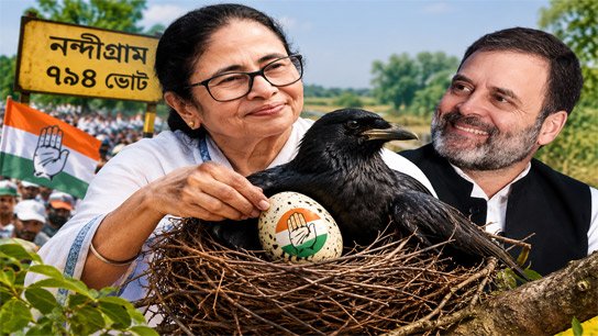 'Proletarian' Mamata supports Congress which got 794 votes in Nandigram