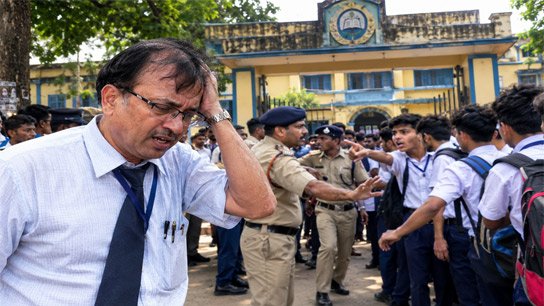 Jalpaiguri District School Principal assaulted; No one has applied for bail for the 4 students