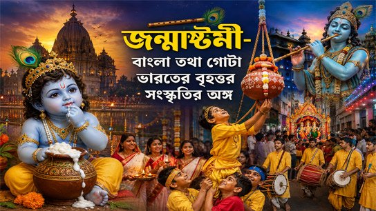 Worship of Gopal at night; Krishna Janmashtami being celebrated with pomp across the country today