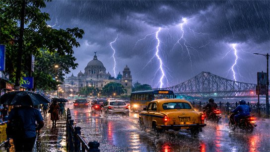 Deadly lightning strikes in the Gangetic Delta: Severe warnings issued in North and South Bengal amid climate change and geographical cues