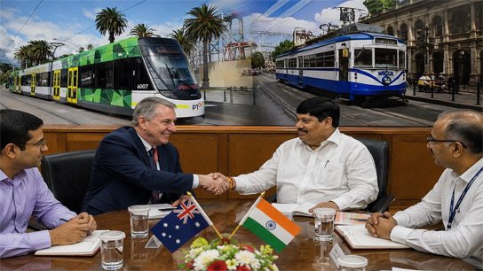 Cooperation in Kolkata's tram revival and transport modernization; Australian Consul General holds meeting at State Transport Department
