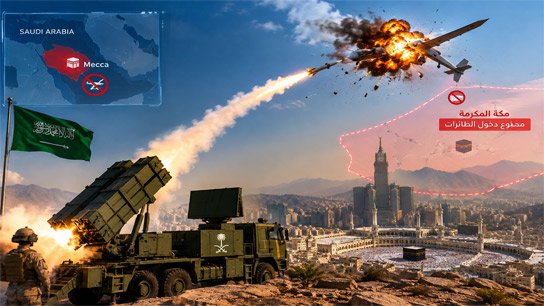 Saudi Arabia destroys Houthi drone before it enters Mecca's protected airspace