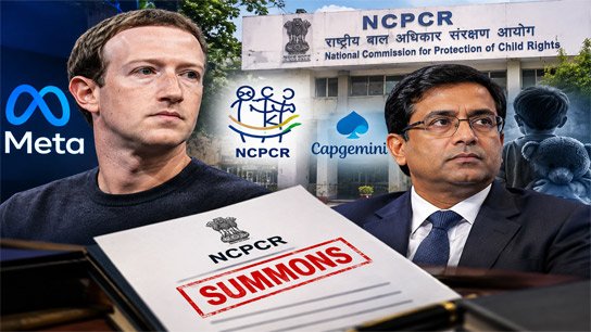 NCPCR summons Meta India head and Capgemini vice president