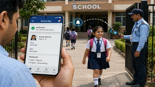New direction in security through smart iCard and app: Digital technology at Kanaipur Smriti Primary School, Nadia
