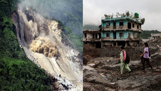 Heavy rains cause landslides and landslides in Nepal's Manang; Chame severely damaged