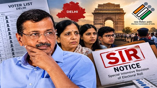 Tensions rise over voter list verification in Delhi; 'SIR' notices issued to Kejriwal and his family