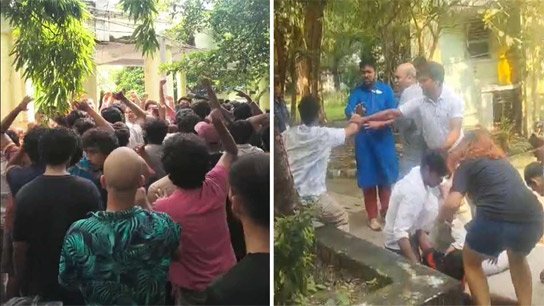 Entrepreneurs, teachers beaten up; outsiders riot at Satyajit Ray Film Institute
