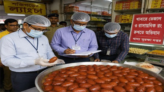 The color of the lanchar is real in Shaktigarh! Administrative raid by the Food Safety Department on lanchar shops