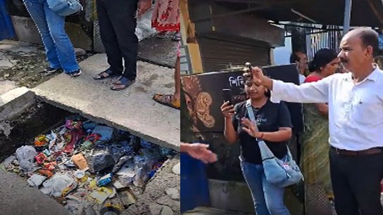 Allegations of negligence in garbage disposal in Haiderpara, Siliguri, the former commissioner took to the streets at early morning to deliver a stern message