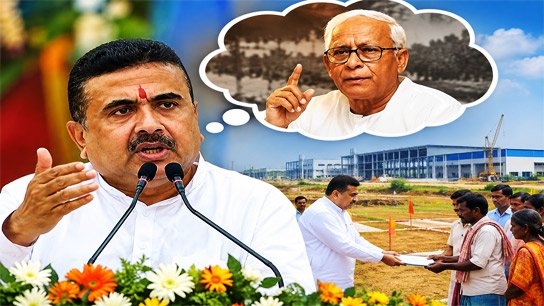 'The goal is not allowances, but building a self-reliant Bengal'; Chief Minister Subhendu quotes Buddha Babu at the gathering