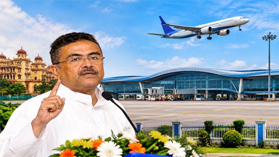 Suvendu Adhikari assures of permanent flight service at Cooch Behar Airport