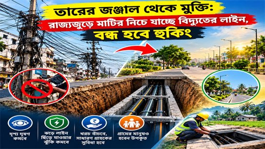 Freedom from cable clutter; Power lines are going underground across the state, hookups will be stopped
