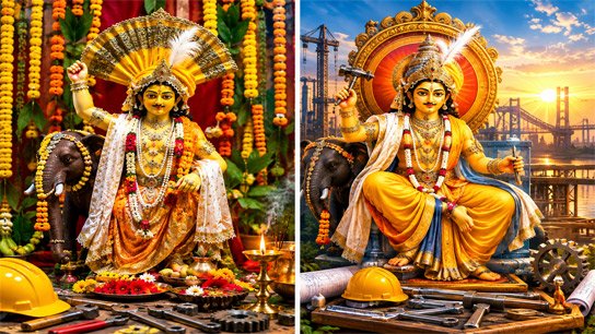 When is the auspicious time for Vishwakarma Puja? Know about Mahendrakshan and Amrit Yoga