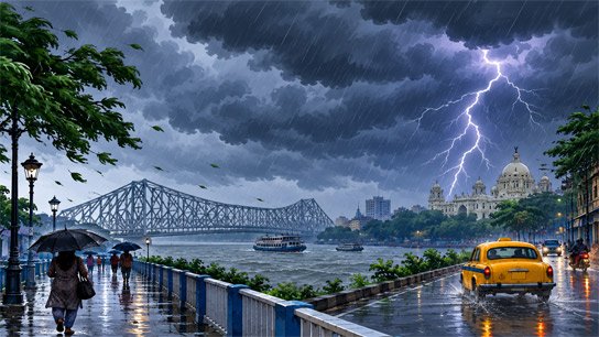 Chance of thunderstorms and rain in South Bengal