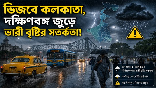 Heavy rain warning across South Bengal! Kolkata will get wet