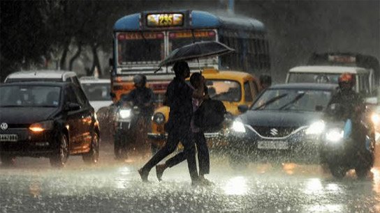 Active rain and thunderstorm warning in South Bengal
