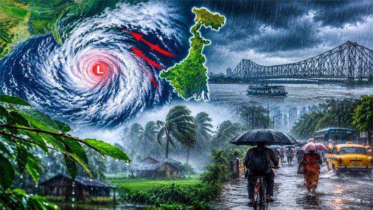 Monsoon becomes very active in Bengal due to the influence of low pressure in the Bay of Bengal