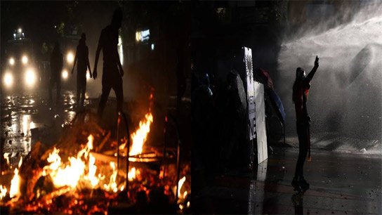 Nationwide discontent; 'Student protests rage in Albania!' Police fire tear gas and water cannon in response to rain of bricks and stones